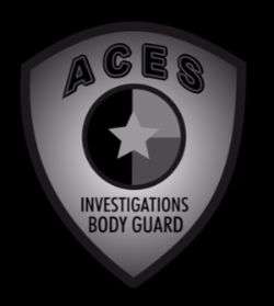 aces investigations body guard logo